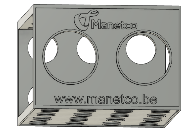 CAD file of test tubes rack
